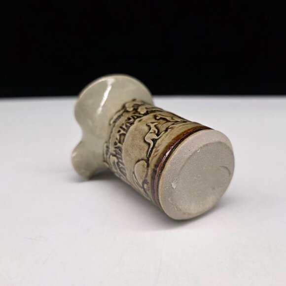 Vintage Australian Graham Pottery Mini Creamer Pitcher With Scenic Forest Design - Picture 8 of 8